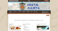 Desktop Screenshot of hostaljulieta.com